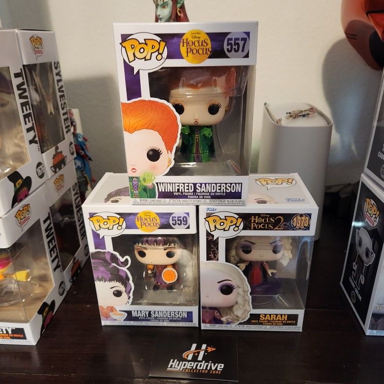 Disney Hocus Pocus Funko Pop Bundle Of 3