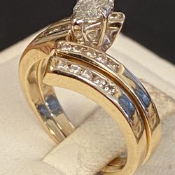 Marquise Engagement Set 