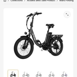 MARS FOLDING ELECTRIC BIKE NEW IN BOX