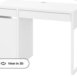 IKEA MICKE
Desk, white, 41 3/8x19 5/8 "