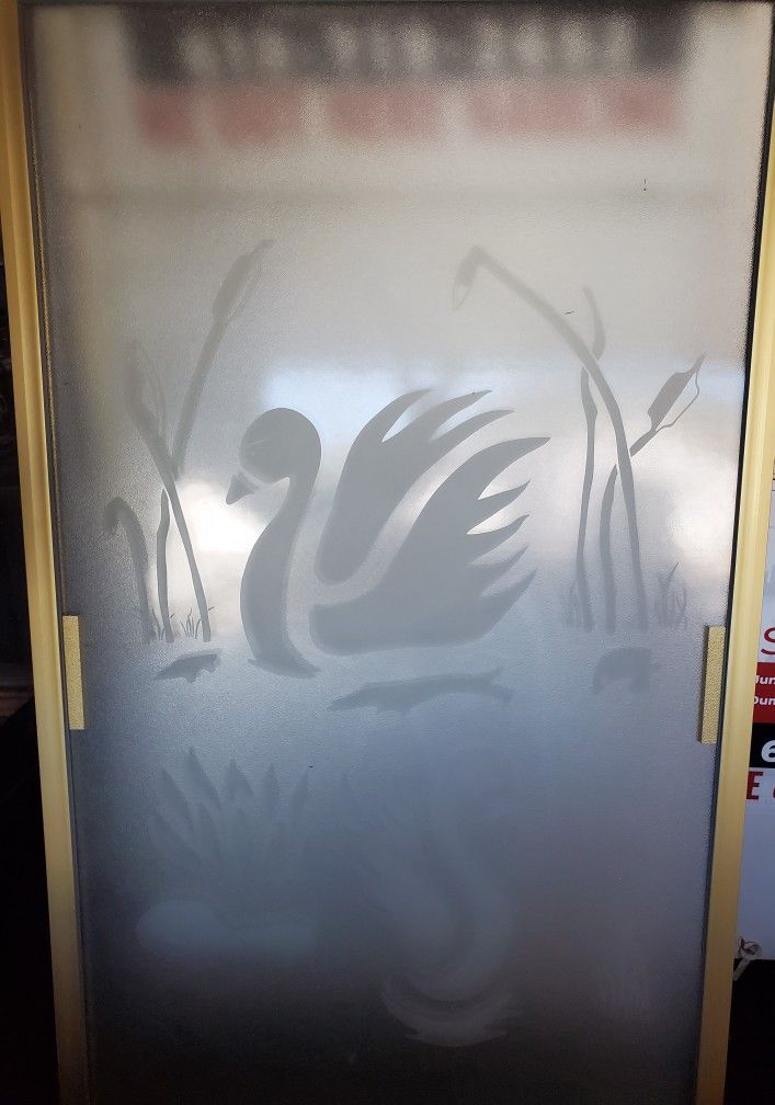Swan Glass Bath Tub Shower Doors