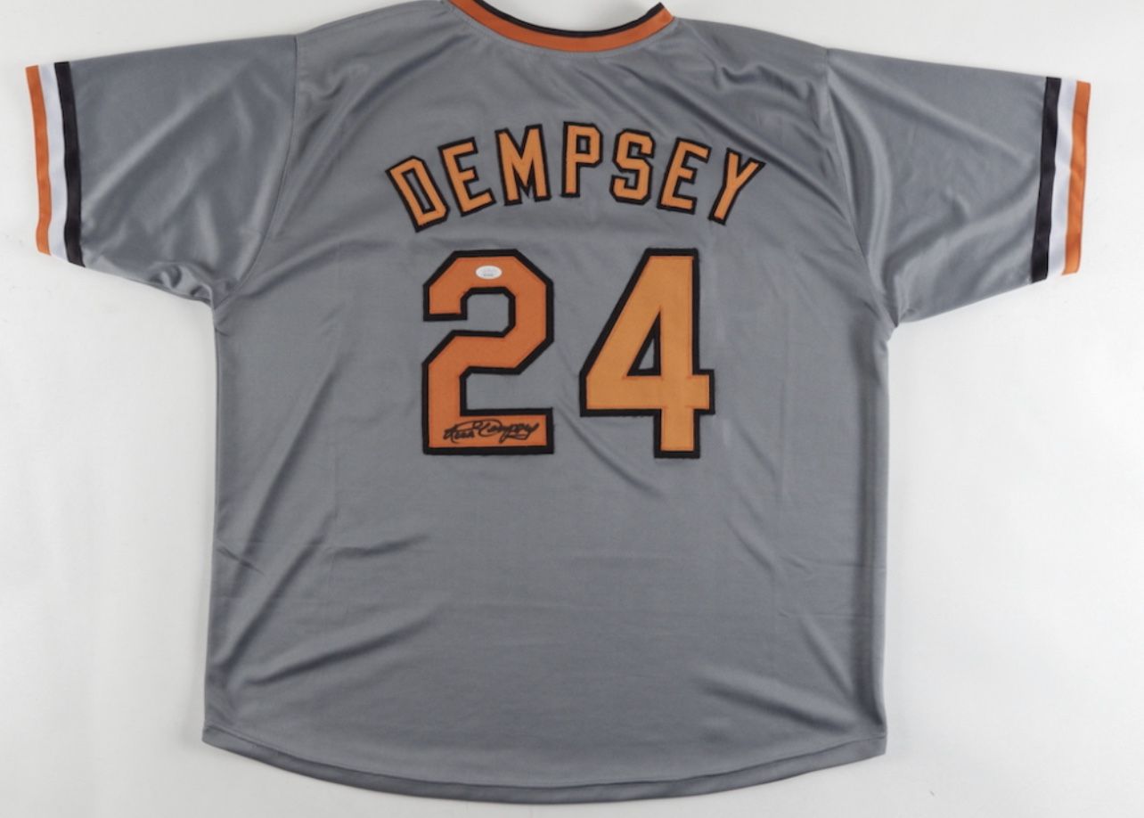 Rick Dempsey Signed Jersey (JSA) Black Friday