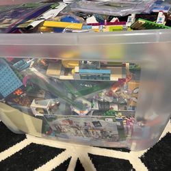 A lot of Legos