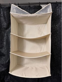 Storage Works closet organizer with shelves