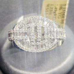 10k 7.5 Grams 1.22 TCW Diamond Ring 