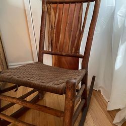 Rustic rocking chair