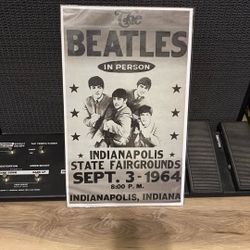 The Beatles In Person Poster