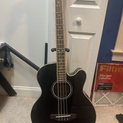 Ibanez aeb5e acoustic-electric bass guitar black