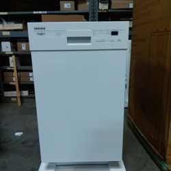 (Wdf518sahw) Whirlpool White Compact Dishwasher