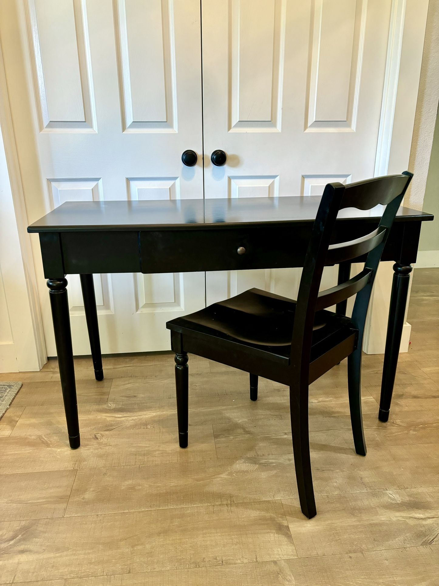 Secretary Small Desk Or Vanity With Chair