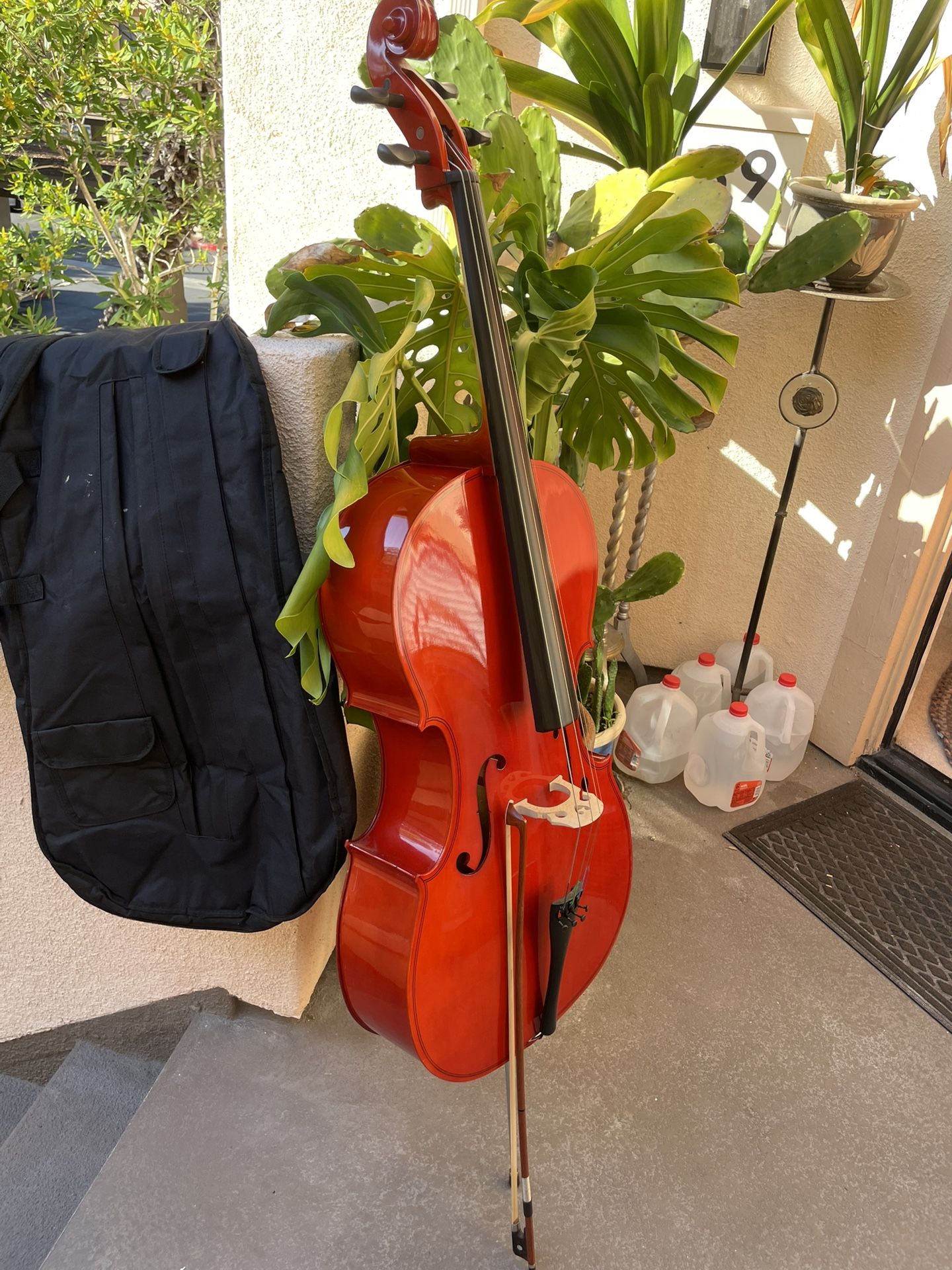 4/4 Cello Red Upgraded