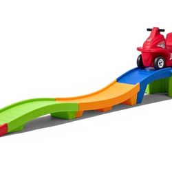 Step2 Up & Down Roller Coaster Kids Ride On Toy, Push Car, Indoor/Outdoor Playset