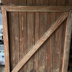 Solid Wooden Garden Gate