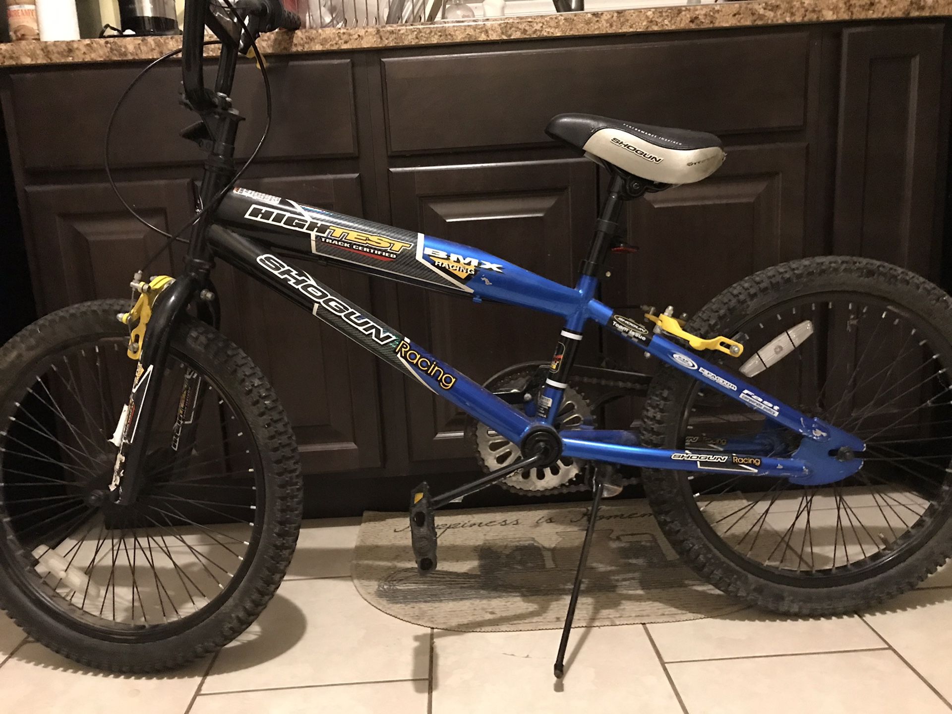 BMX racing bicycle