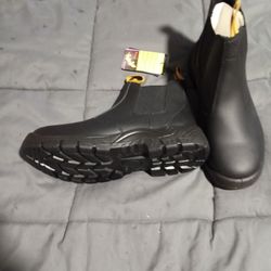 SafeToe Slip-In Work Boots Size 10 
