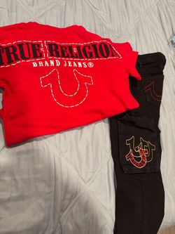 True Religion T-Shirt and Cargo Pants Set - kids