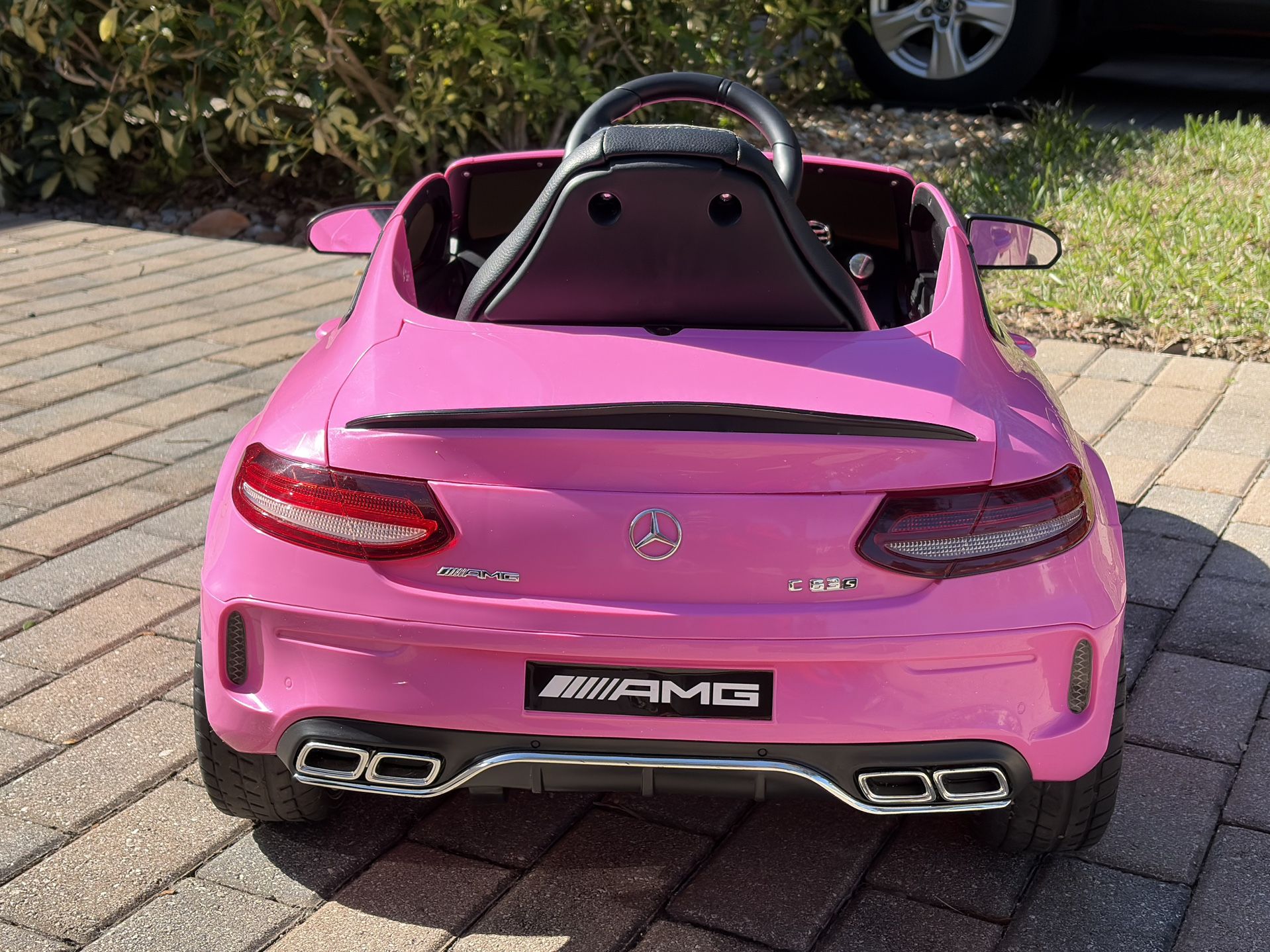 Mercedes C63 AMG 24v Kids Ride on car With R/c Parental Remote