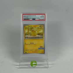 Pokémon TCG Black Star Promo Pikachu Illustration contest 2024 214 Promo PSA 8