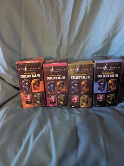 Full set of 4 Star Trek collectible drinking glasses