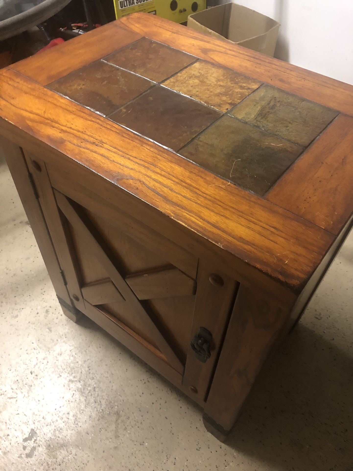 Solid Wood Side Table