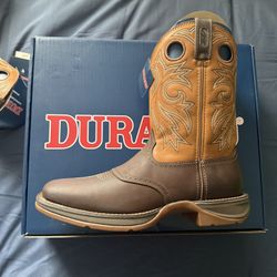 Durango Men's Rebel Saddle Up Square Toe Western Boot Size 12 Brown/Tan  