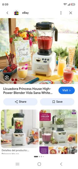 Licuadora PRINCESS HOUSE blanca