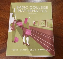 Basic COLLEGE Mathematics 8th Edition Book