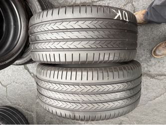 2 tires 245-40-20 continental good condition $130 for both mounted and balanced