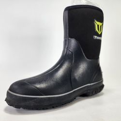 TIDEWE Rubber Work Boot for Men with Steel Shank Size 8