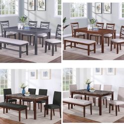 $299 Dinning Set In Different Style 
