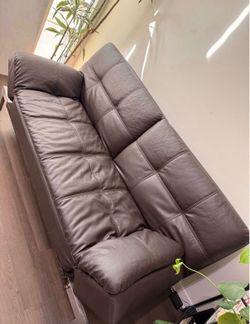 Futon genuine leather