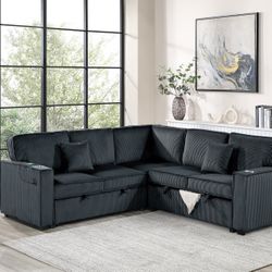 3 PCS CONVERTIBLE SECTIONAL (BRAND NEW)