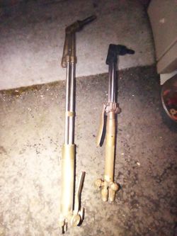 Two Harris Oxy-acetylene Cutting Torches