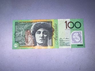 Australia $100 dollar bill Rare