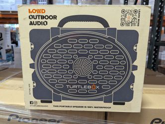 Turtlebox Gen 2 Wireless Bluetooth Waterproof Portable Speaker - Gray
