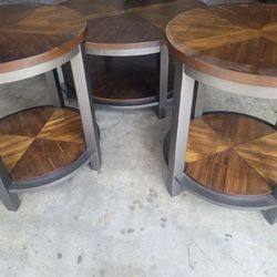 Contemporary wood stained table