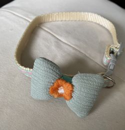 New🔥 Cute Green Bow Pet Collar
