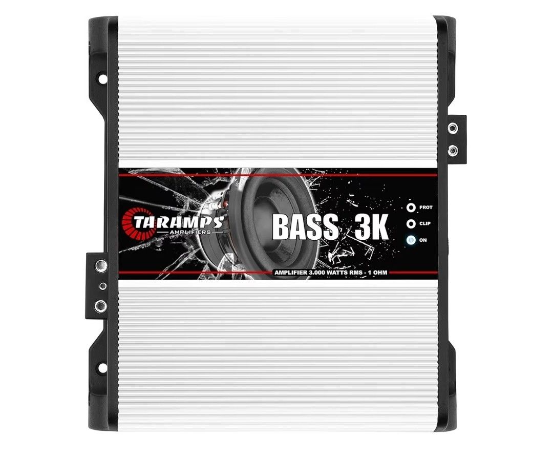 Taramps BASS 3k 1 Ohm 1 Channel Mosfet Amplifier 3000 Watts RMS