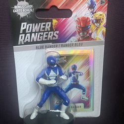 Power Rangers Blue Ranger Bonus Card Collectible 