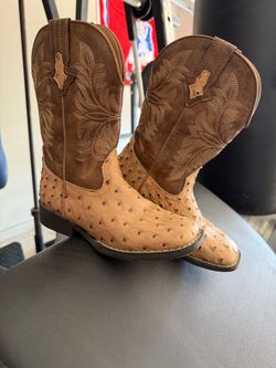 Roper Kids Ostrich Boots! Size 1! Only $15 Firm