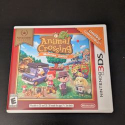 Animal Crossing Welcome Amiibo Case And Virtual Manual Only For Nintendo 3ds Gameboy