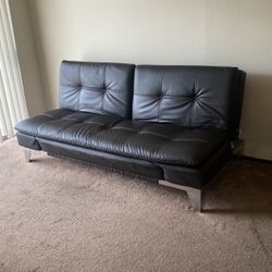 Leather Couch & Futon