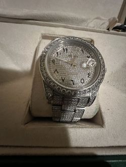 ROLEX DATEJUST DIAMOND WATCH 41mm Barely Used