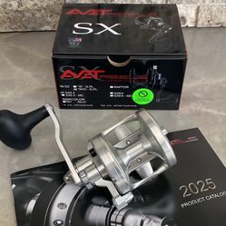 AVET SX5.3 "G2" "LEFTY" LEFT HANDED Saltwater Big Game Fishing Reel-NEW IN BOX!! 
