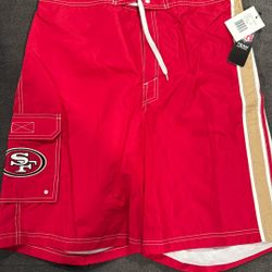 49ers Men’s Swim Shorts - Large