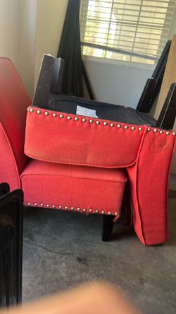 Red chairs
