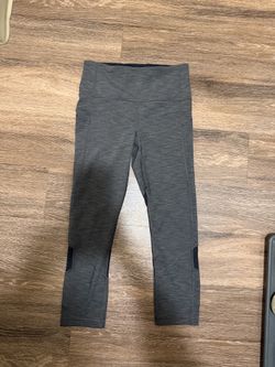 lululemon athletica Dark Gray/Black High-Rise Leggings