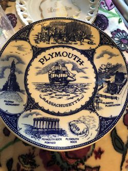 Plymouth Rock Plate New Condition Purchased In Early 80’s Excellent Condition Never Used 