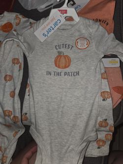 New Two Outfits Carter's Baby Onesie - Cutest in the Patch