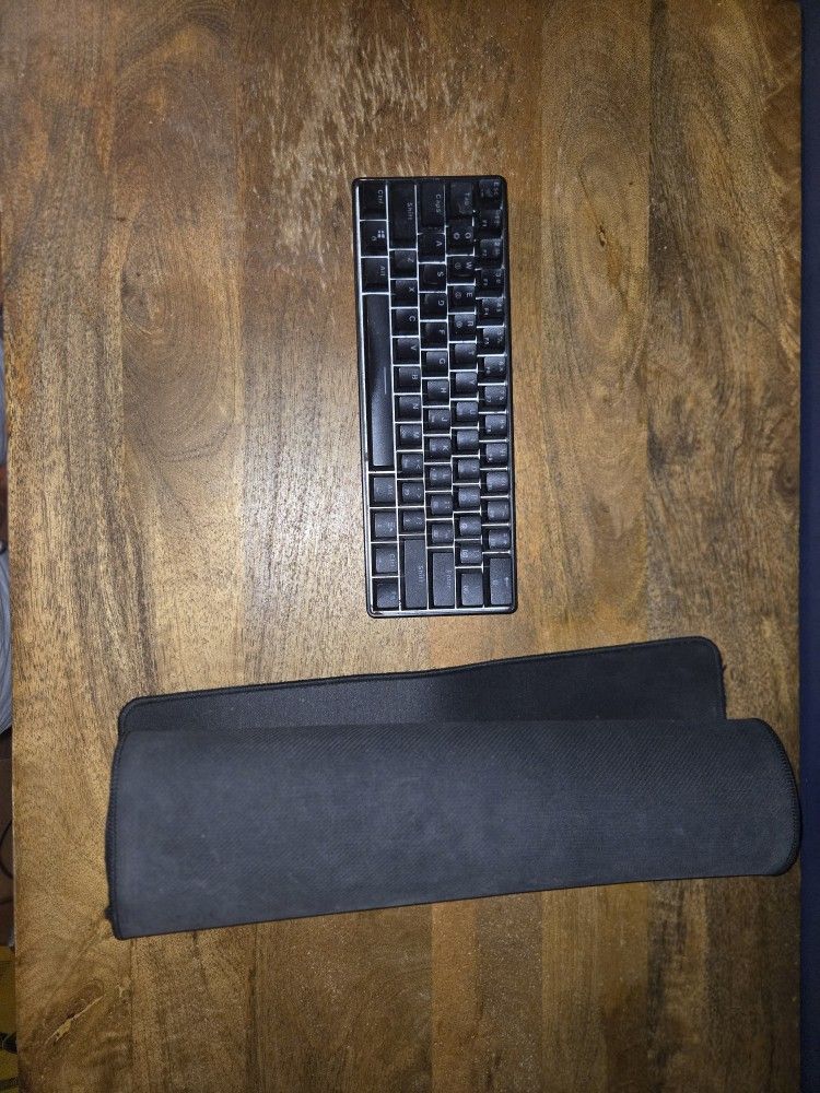 Yellow Gateron Mechanical Keyboard And Mousepad